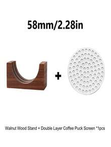 1 chiếc, 51mm/53mm/58mm, Giỏ lọc cà phê hai lớp dày, có thể tái sử dụng, chịu nhiệt, phù hợp với máy pha cà phê có tay cầm, có thể dùng để làm bã cà phê, lựa chọn lý tưởng cho barista, cũng phù hợp với giỏ lọc tay cầm, phụ kiện cho cà phê espresso, thích hợp cho mùa tựu trường. - nhiều màu - Xem 20
