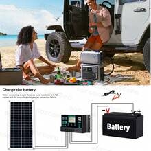 7000W Solar System Complete Kit 12V To 110V/220V 100A Controller 200W Panel Off-Grid Inverter System For Home/Camping Backup - SEP-12K-d7000 - View 12