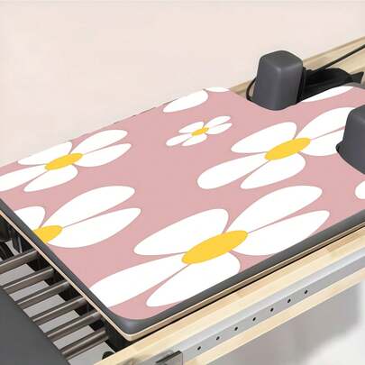 1 tấm thảm yoga 39*22 inch, họa tiết hoa trên nền nhiều màu - Có nhiều kiểu dáng, thảm tập thể dục dày dặn, chống trượt và bền chắc, thích hợp cho tập yoga và pilates tại nhà/cho người mới bắt đầu.