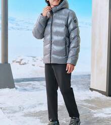 Nike Men's New Warm Hooded Quilted Down Jacket