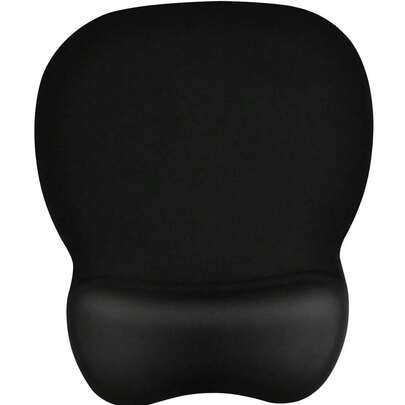 9,64 x 8,26 tums ergonomisk musmatta med handledsstöd, handledsstöd i minnesskum och halkfri bas, lämplig för dator, café, hem och kontor, skrivbordstillbehör