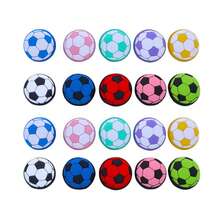 Football Themed Joystick Cap, Silicone Cap, ONE 360 Mushroom Head Button Soft Rubber Cap, Suitable For Joystick Cap, Switch Pro Joystick Cover, XBOXONE Football Joystick Protective Cap - Black and White - View 5