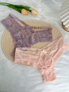 1pc Personalized Text Custom G-String Panty With Crystal Embellished English Letters & Numbers, Hollow Lace Criss-Cross Sexy Bikini Briefs, Customized Name & Date Printed G-String, Ideal Gift For Wife, Friend, Lover, Bestie On Valentine's Day, Christmas, Halloween, Thanksgiving, Birthday, Anniversary - White - View 7