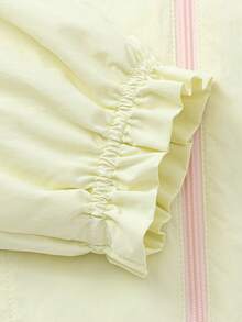 Balabala 女童编织套装，休闲春季风格，清新色调，棉混纺面料，易于打理 - 淺黃 - 查看 7