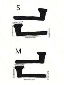 1 Pair Unisex Fingerless Sports Gloves Weightlifting, Gym Fitness Training With Hook & Loop Fastener - 黑色 - 查看 4