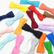 1 Pair Lace Shoelaces, Ballerina Style Cute Accessory, White Silk Lace Trim Shoelaces - Cz-lace Lace-navy - View 4