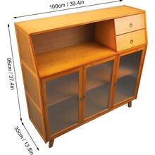 Estante Cocina Moderno Multiusos Horno Microondas | Cocinas Pequeñas | Mueble Organizador Cocina | Resistente Duradero - Multicolor - Ver 3