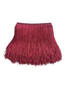 2 Yards Tassel Lace Trim, Sewing Accessories, Decorative Edging, Tassel, Latin Dance Costume Tassel, DIY Clothing Supplies, Crafts, Home & Garden - Multicolor - View 9