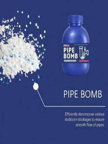 jakehoe Drain Cleaner, Household Sink, Kitchen, Toilet Pipe Maintenance Agent. Specially Designed To Quickly Dissolve Various Types Of Blockages And Restore Smooth Drainage. - Powdery - View 6