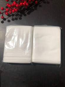 100pcs Disposable Non-Woven Fabric Bag Back To School - White - View 16