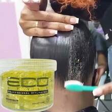 9.06oz Olive Oil Professional Styling Gel, Lightweight, Oil-Control, Effectively Smoothens Frizzy Hair - Cream - View 8