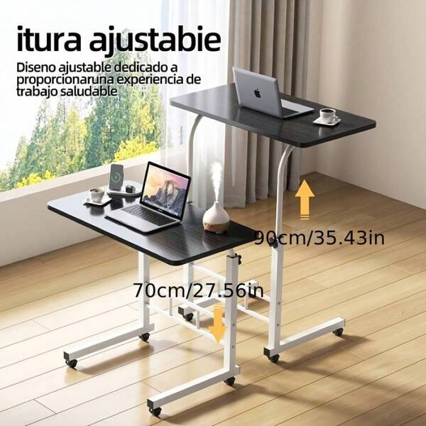 平行ラウンド折りたたみのテーブルを調節できる容量が大きく生徒の机の高度柔軟に調整の拡張卓上用デスクの机の怠け者寝室リビングテーブル広がりマルチに1室学習全シーン适配