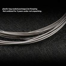 10 Sets, 6 Strings Per Set, 0.23-1.27mm Thickness, Nickel Plated Steel Electric Guitar Strings, EG Practice Series, 6-String Guitar Instrument - 10 Sets - MG-05 - View 8