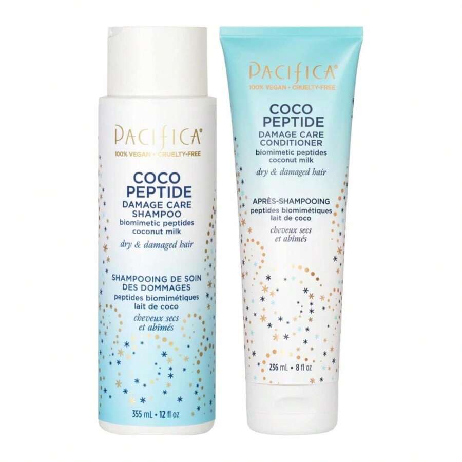 Pacifica Pineapple Curls Shampoo &Amp; Conditioner Set U2013 Curl Defining Hair Care For Curly &Amp; Coily Hair, Enhances Bounce &Amp; Reduces Frizz Sulfate Free Clean Beauty Vegan &Amp; Cruelty-Free Dermatologist Tested - ColorB - 查看 1