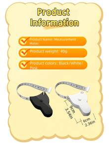 2pcs Fitness Tape Measure, Household Soft Ruler For Body Measurement, Student Personal Use Waist Chest Leg Circumference Measuring Tool - Multicolor - View 5