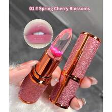1pc Moisturizing Long-Lasting Non-Sticking Cup Color Changing Lip Balm For Lip Care And Cracked Prevention - Honey - Xem 7