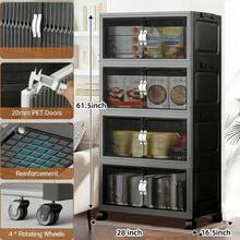 5layer Plastic Storage Bins, Foldable Storage Bins With LIDS And Wheels, Foldable Storage Boxes With Doors, Closet Storage And Storage Drawerscloset Organization And Storage,Dresser Organizer,Organizadores Para Habitación,Toy Storage Organizer,Closet Organizer,Clothes Organizer,Storage Organizer,Storage Cabinet,Organizadores Para Habitación,Clothes Storage,Kitchen Storage,Kitchen Organization And Storage,Storage Organizer For Bedroom,Cabinet Organizer,Room Organization,Under Bed Storage,Room Decor,Home Decor,Organization And Storage,Storage Organizer,Bathroom Storage,Home Organization And Storage,Home Organization And Storage,Pantry Organization And Storage, Foldable Stackable Lockers Outdoor Decor, - 4層 - 查看 9