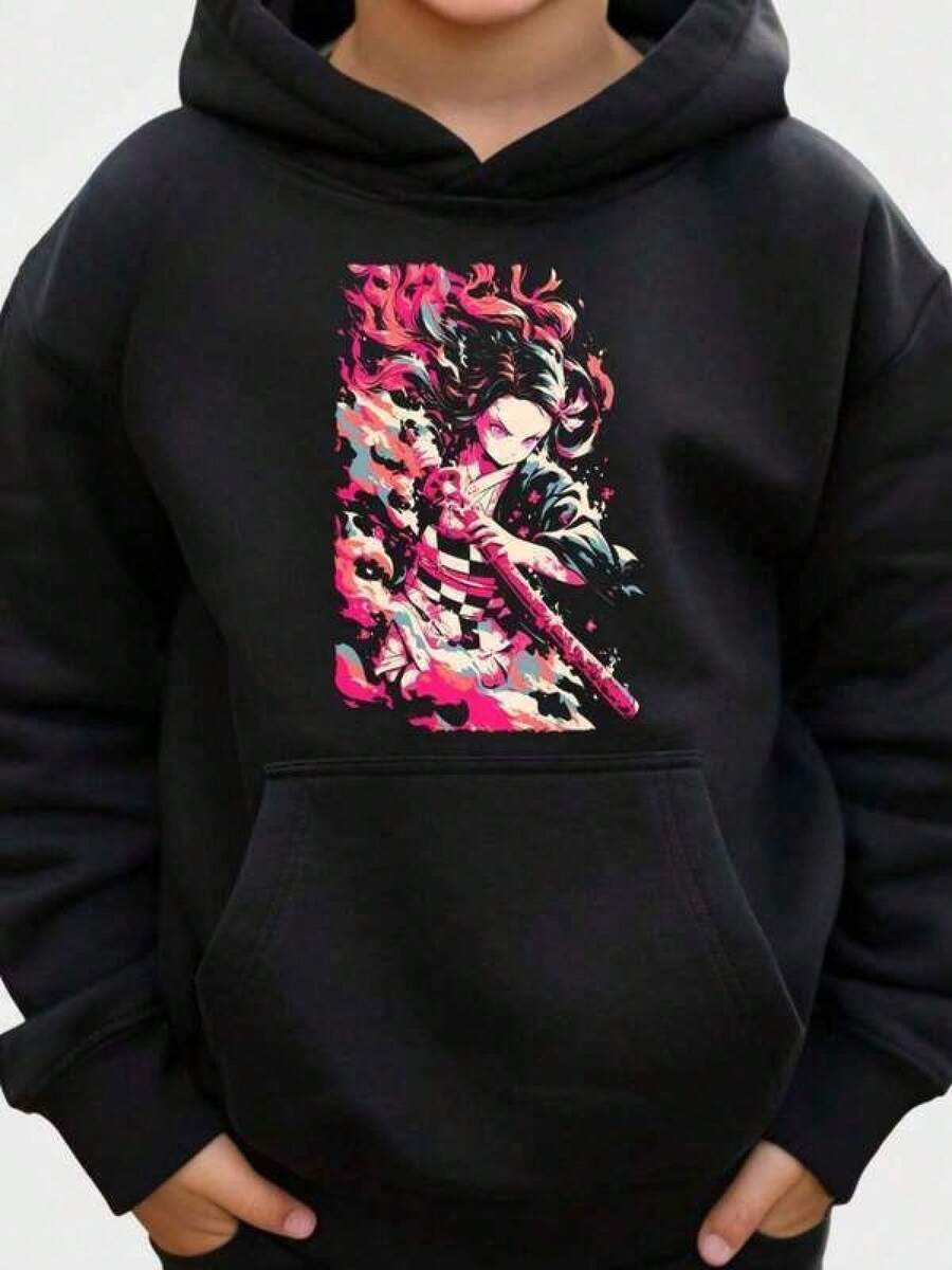 Men Outdoor Hoodies & Sweatshirts - Black - View 1