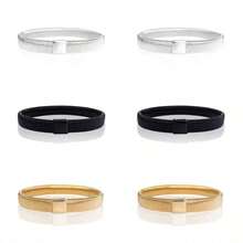 2/6pcs Shirt Sleeve Holder, Elastic Metal Armband, Non-Slip Sleeve Cuffs, Unisex - Multicolor - View 13