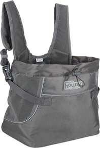 Outward Hound PupPak Dog Front Carrier, Medium, Grey U2013 Hands-Free Hiking &Amp; Camping Pet Backpack For Small Pets Up To 20 Lbs, Padded Straps, Breathable Mesh, Water-Resistant, Safety Clip - ColorA - 查看 1