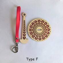 1个木制腕式毛线收纳器，便携式腕式毛线整理器，手工编织工具配件，创意毛线球收纳器，装饰性编织工具，工艺用品