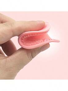 2pcs Baby Comb + Silicone Brush, Newborn Hair Removal Comb And Silicone Washing Brush, Baby Shampoo Brush, Massage Brush