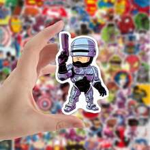 50pcs Avengers Superhero Stickers, Waterproof Stickers For Skateboard, Laptop, Motorcycle, Holiday Gift, Party Decor, Teens Stickers, Fan Favorite Small Gift - Multicolor - View 3
