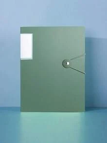 A4 Large Capacity Snap Binder, Document Organizer, Transparent Sleeve File Folder, Office Storage - Multicolor - View 19