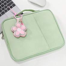 1个简约时尚的扁平笔记本电脑保护套，适用于各种笔记本电脑，便携式文件收纳包，适用于商务、办公、旅行，轻便手提包 - 彩色 - 查看 12