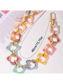 Acrylic Iridescent Multifunctional Phone Stand 1 Piece Compatible With Android And Most Smartphone,Gifts For Mother, Family, Friends, Kids, Birthday, Holiday Phone Chain - tam giác - Xem 4