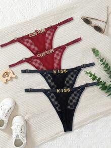 Bộ đồ lót nữ ren đỏ gợi cảm, có thể tùy chỉnh. Cung cấp dịch vụ in chữ tiếng Anh theo yêu cầu hoặc kết hợp chữ ngẫu nhiên. Một lựa chọn lý tưởng cho quà tặng tùy chỉnh, quà tặng cặp đôi, quà tặng Ngày Valentine, quà tặng ngày lễ, quà tặng Giáng sinh, v.v. - Một món quà tùy chỉnh đặc biệt, rất phù hợp cho vợ, bạn gái hoặc người yêu của bạn. - Đỏ - Xem 7