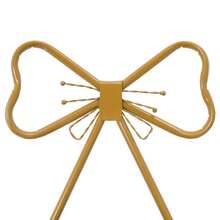 Light Pink & Dark Pink Butterfly Chair, Butterfly-Shaped Vanity Chair With Soft Cushion For Makeup Desk, Elegant Dining Chair, Accent Chair For Bedroom & Living Room, Gold Iron Frame, 220LBS Capacity - 灰色 - 查看 9