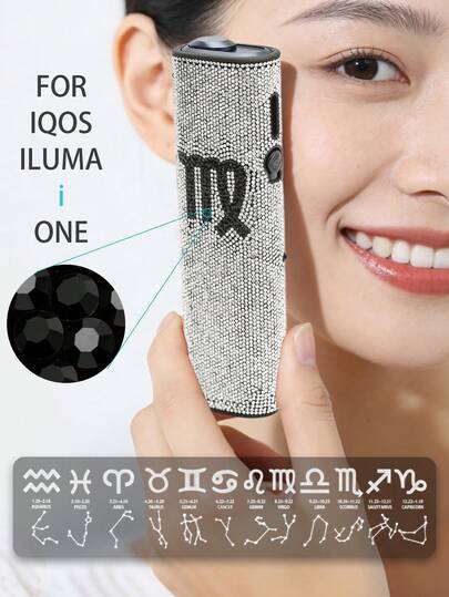 一套适用于 IQOS ILUMA I ONE 和 ILUMA ONE 的 360° 奢华闪耀星座设计保护壳，由设计师 Jack Pang 手工打造，镶嵌超过 6770 颗水钻，是送给爸爸、妈妈、女朋友、男朋友、爱人和朋友的独特礼物。