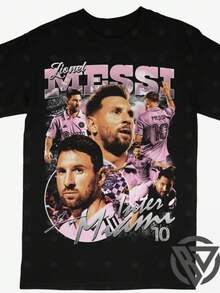 Lionel Tee Shirt Inter FC MLS World Cup Soccer - màu đen - Xem 1