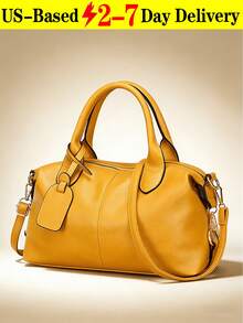 Women's Boston Bag, Handbag And Crossbody Bag, Large Capacity Commuter Bag,Shoulder Crossbody Bag,Spacious Work Tote, Large Satchel Tote Bag Ladies Shoulder Bag,Lightweight Material Design,Adjustable Strap,Essential For Travel, Work And School[US Local Warehouse]The Best Gift Choice, Birthday Gift, Valentine's Day - Nhiều màu - Xem 12