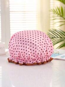 4 Pieces Shower Cap For Women, Elastic And Reusable, Hair Bath Caps, Double Waterproof Layers Bathing Hat Sleep Bonnet - Reusable Shower Caps, Waterproof Shower Cap, Hair Protection Shower Cap, Silk Shower Cap, Keeps Hair Dry, Good For Showering, Cute Shower Caps, Hair Mask Cap, Bath Time Essential, Shower Head, Travel Essential, Hats For Women, Hair Accerssories, Large Shower Cap - 彩色 - 查看 10