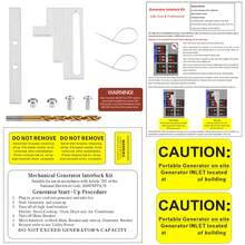 适用于 Bryant 150 或 200 安培主断路器面板的发电机联锁套件 电气联锁面板 (BR150) - 銀色 - 查看 5
