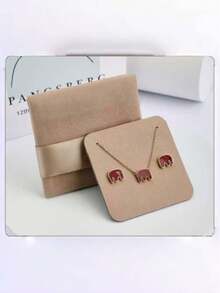 1个天鹅绒首饰收纳袋，便携式项链、耳环、戒指收纳袋，多用途，首饰卷，适用于耳环、戒指、耳钉，是情人节、圣诞节和开学季的完美礼物 - 彩色 - 查看 3