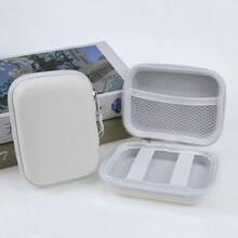 Bolsa de almacenamiento para cámara CCD, bolsa compacta multifuncional para cámara, estuche portátil mini para cámara CCD, caja protectora para tarjeta digital - Adecuado para cámaras digitales mini, solo estuche - Multicolor - Ver 3