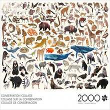 Adult Puzzle for Game Nights Challenging 2000 Piece Collage Conservation Jigsaw Puzzle - ‎multicolor - Ver 3