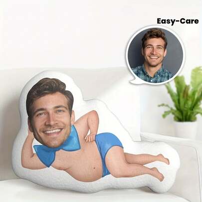 1 chiếc gối tựa lưng in hình theo yêu cầu - Gối in ảnh hai mặt, vải polyester dệt kim, quà tặng độc đáo và kỷ niệm, thoải mái khi lái xe, thời trang và tiện nghi, khác biệt, quà sinh nhật hoàn hảo, gối in theo yêu cầu dành riêng cho bạn.