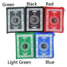 1 món quà di động dành cho người Hồi giáo, phụ kiện du lịch Hồi giáo kèm la bàn, thảm cầu nguyện màu đỏ, đệm du lịch, quà tặng, đệm du lịch nhẹ. - Nhiều màu - Xem 6