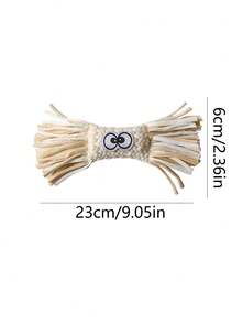 Cotton Rope Dog Chew Toy, Durable Bite-Resistant Dental Cleaning Interactive Pet Toy - Multicolor - View 2