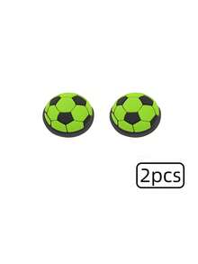 Football Themed Joystick Cap, Silicone Cap, ONE 360 Mushroom Head Button Soft Rubber Cap, Suitable For Joystick Cap, Switch Pro Joystick Cover, XBOXONE Football Joystick Protective Cap - Black and White - View 18