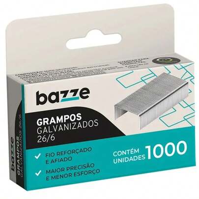GRAMPO P/ GRAMPEADOR 26/6 C/1000 UNIDADES