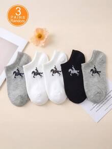 3/9/15 双女士随机纯色骑马时尚简约低帮隐形袜，柔软舒适透气，四季皆宜，清爽吸睛，适合日常户外活动。