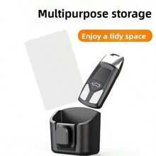 Car Center Console Organizer, Multifunctional Dashboard Storage Box With Adhesive For Car Keys, Remote Control, Cards, Receipts, Small Items – Fits Most Vehicles, No Drilling Required - Multicolor - View 7