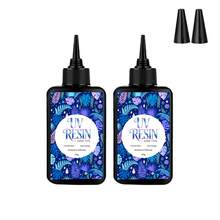 100g/200g/300g UV Curing Resin (Hard) - Crystal Clear, Fast Curing Epoxy Resin Suitable For Jewelry Making, Crafts, Casting And Coating - Clear - View 11
