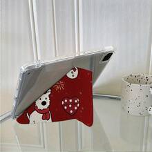 Red Fireworks Puppy Y-Fold Stand Case For, TPU Soft Shell, Foldable, Non-Slip, Auto Sleep/Wake, Pcil Holder, With Compatible Design For 9th/10th Geration,A16,Air 11/13 Inch,Pro 11/13 Inch,Air 4th/5th/6th Geartion.Holiday Phone Accessories. - Màu hỗn hợp - Xem 6