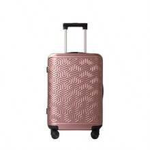 JLY 3-Piece Luggage Set Hard Shell Suitcases ABS+PC, Spinner Wheels, TSA Lock, Lightweight Travel Set - 玫瑰金色 - 查看 12